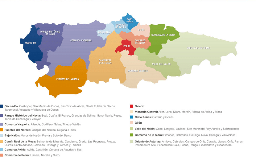 Estos Son Todos Los Concejos De Asturias